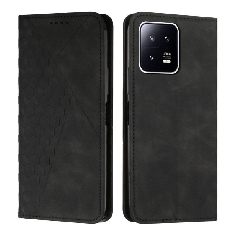 Flip Cover Xiaomi 13 Pro Style Cuir Motif 3D