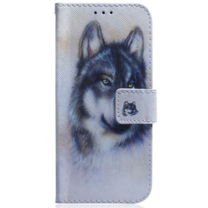 Housse Xiaomi 13 Pro Chien Aquarelle à Lanière