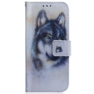 Housse Xiaomi 13 Pro Chien Aquarelle à Lanière