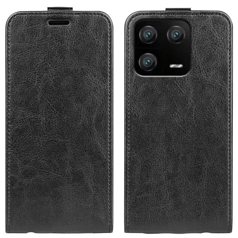 Housse Xiaomi 13 Pro Effet Cuir Rabat Vertical