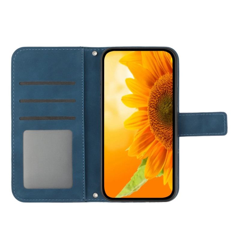 Housse Xiaomi 13 Pro Fleur avec Bandoulière