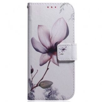 Housse Xiaomi 13 Pro Fleur Rose à Lanière