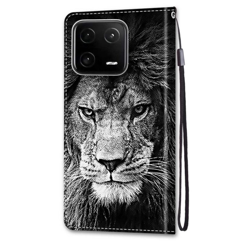 Housse Xiaomi 13 Pro Lion à Lanière