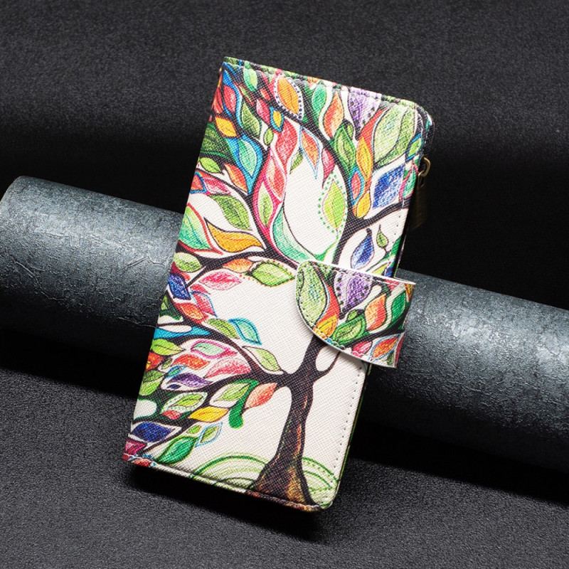 Housse Xiaomi 13 Pro Poche Zippée Arbre