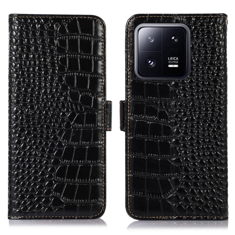 Housse Xiaomi 13 Pro Style Crocodile RFID