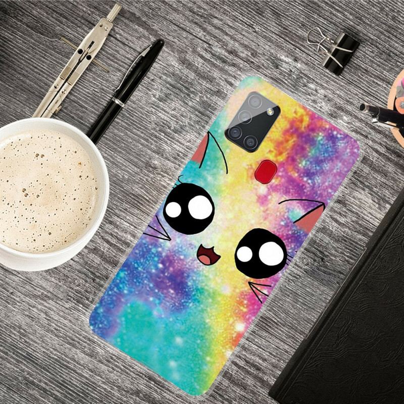 Coque Samsung Galaxy A21s Chat Cartoon