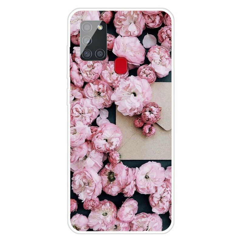 Coque Samsung Galaxy A21s Fleurs Intense