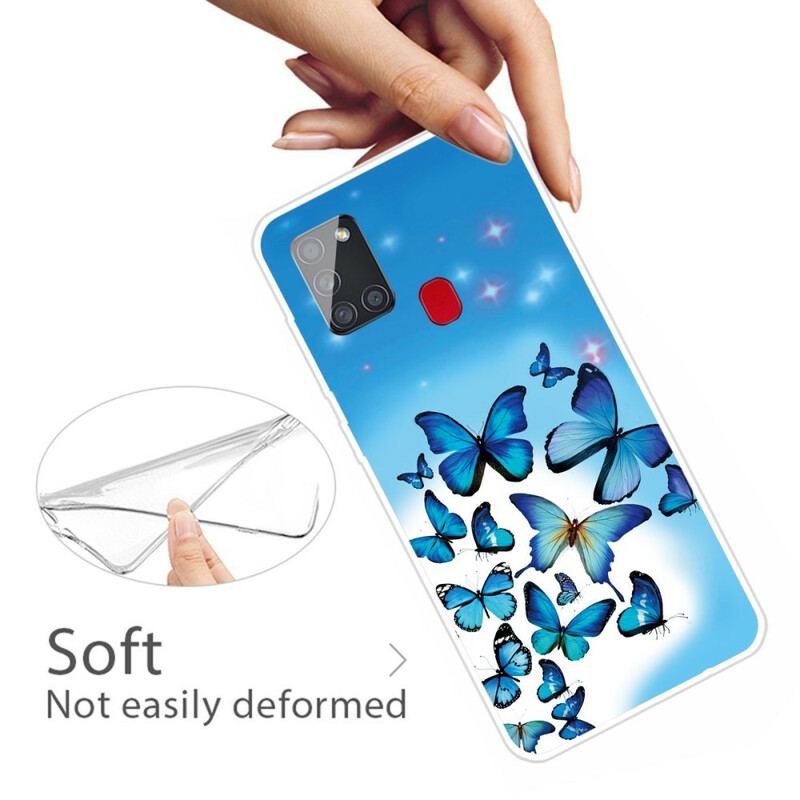 Coque Samsung Galaxy A21s Papillons Papillons