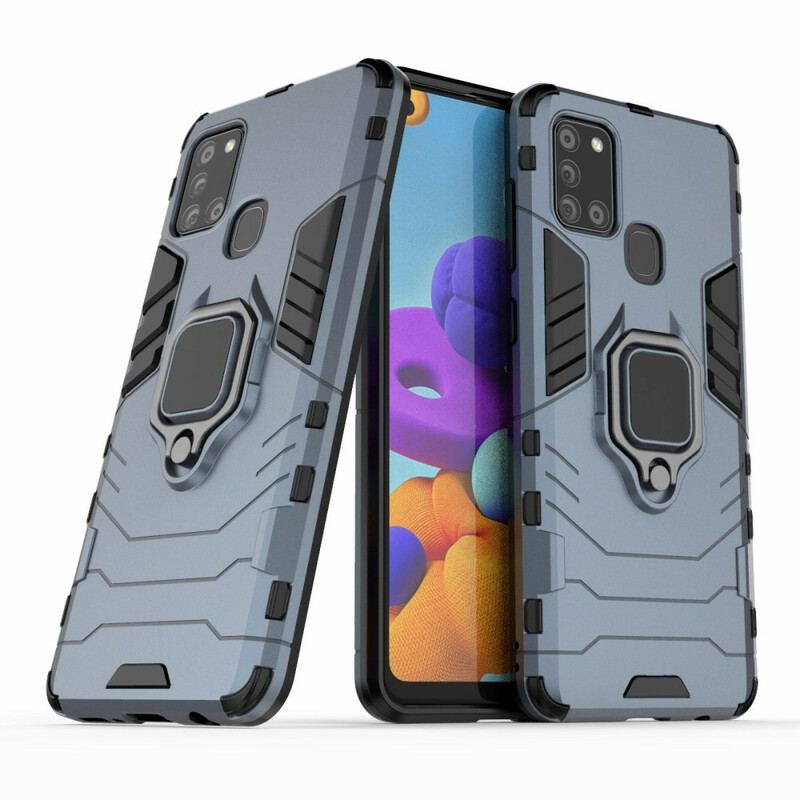 Coque Samsung Galaxy A21s Ring Résistante