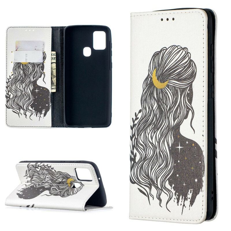 Flip Cover Samsung Galaxy A21s Jolie Chevelure