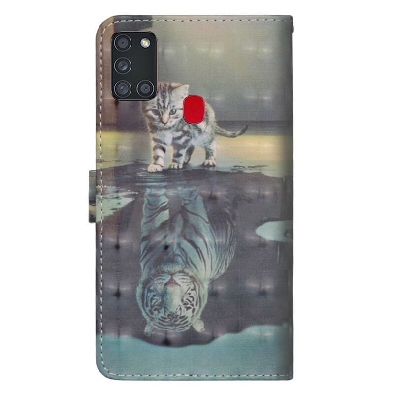 Housse Samsung Galaxy A21s Ernest Le Tigre