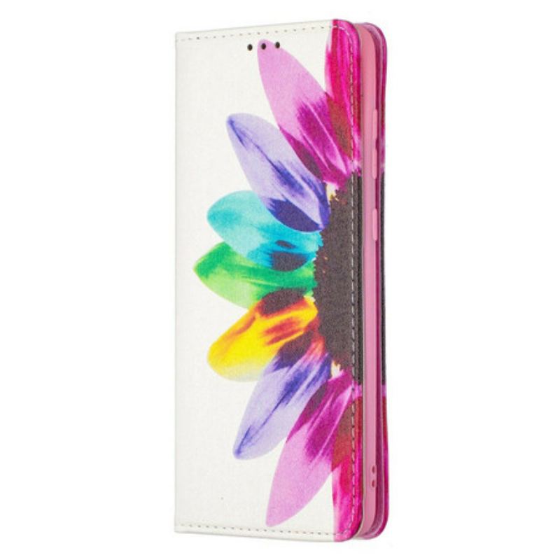 Housse Samsung Galaxy A21s Fleur Aquarelle