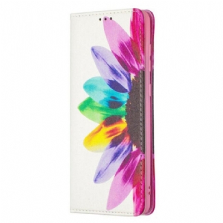 Housse Samsung Galaxy A21s Fleur Aquarelle