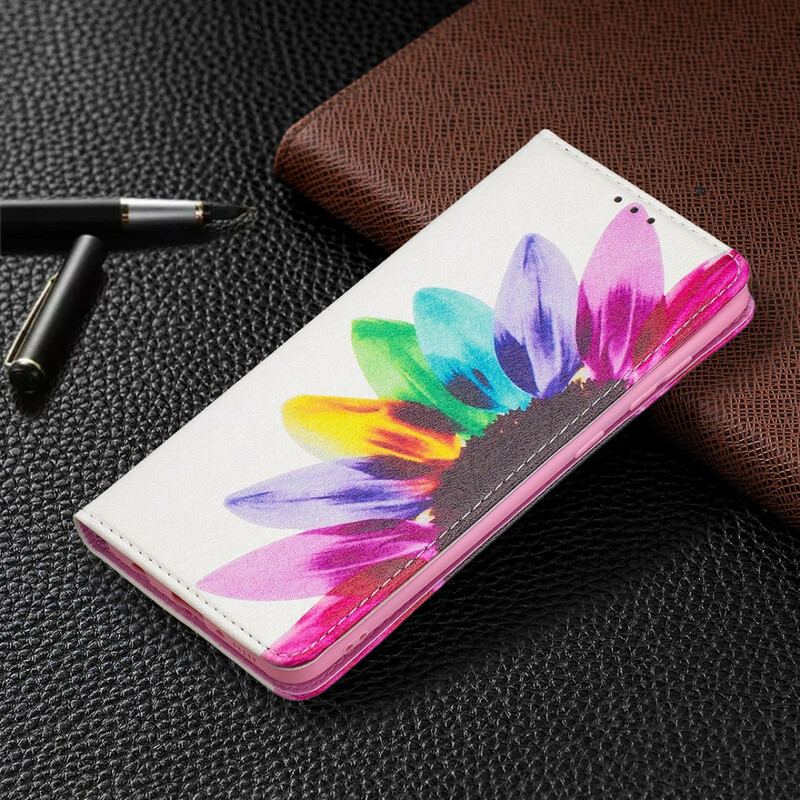 Housse Samsung Galaxy A21s Fleur Aquarelle