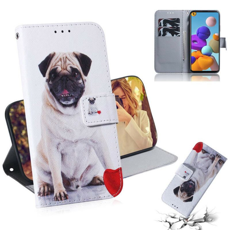 Housse Samsung Galaxy A21s Pug Dog