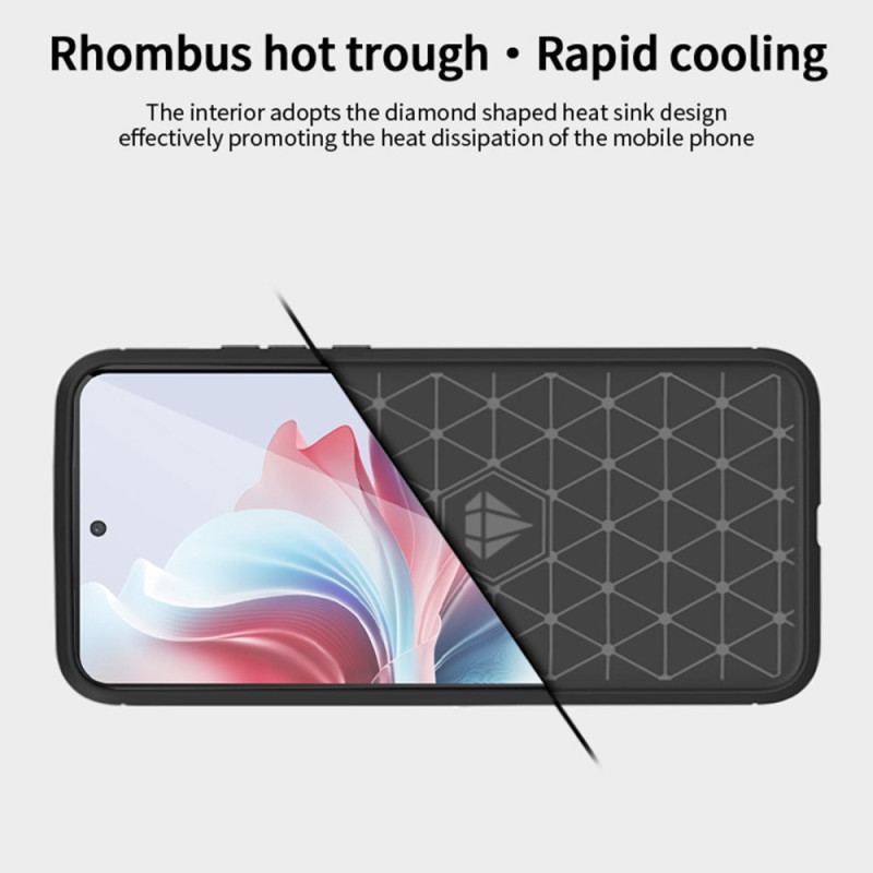 Coque Oppo Reno 11F 5G Fibre Carbone Brossée