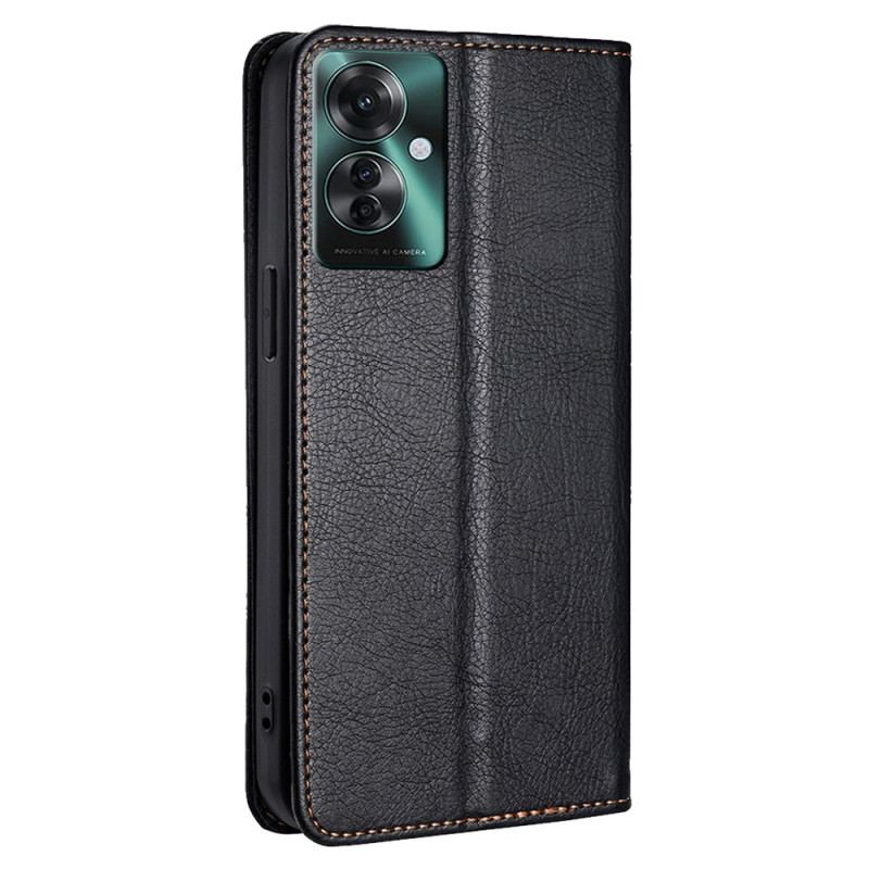 Flip Cover Oppo Reno 11F 5G Texture Cuir