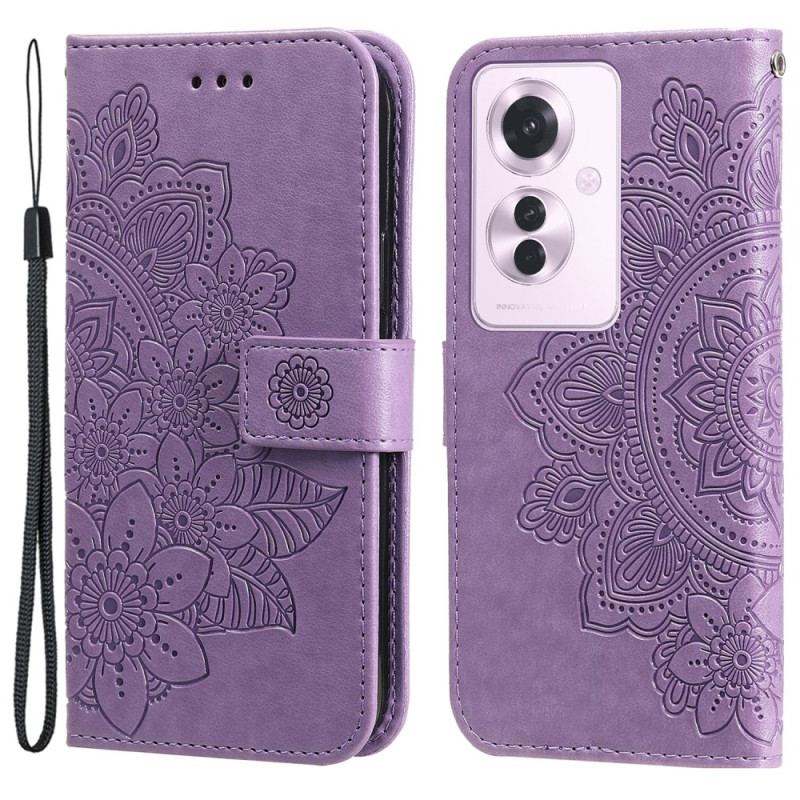 Housse Oppo Reno 11F 5G aMotif Floral Imprimé