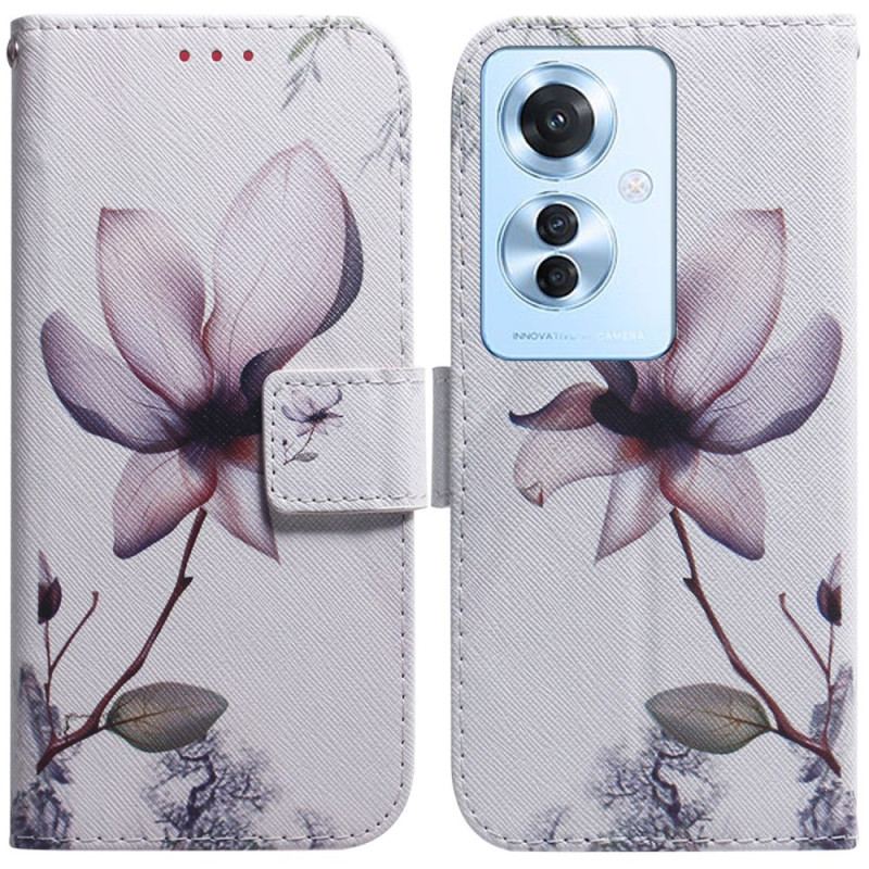 Housse Oppo Reno 11F 5G Fleur