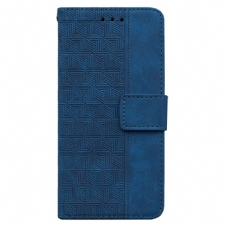 Housse Oppo Reno 11F Motif Tissé à Lanière