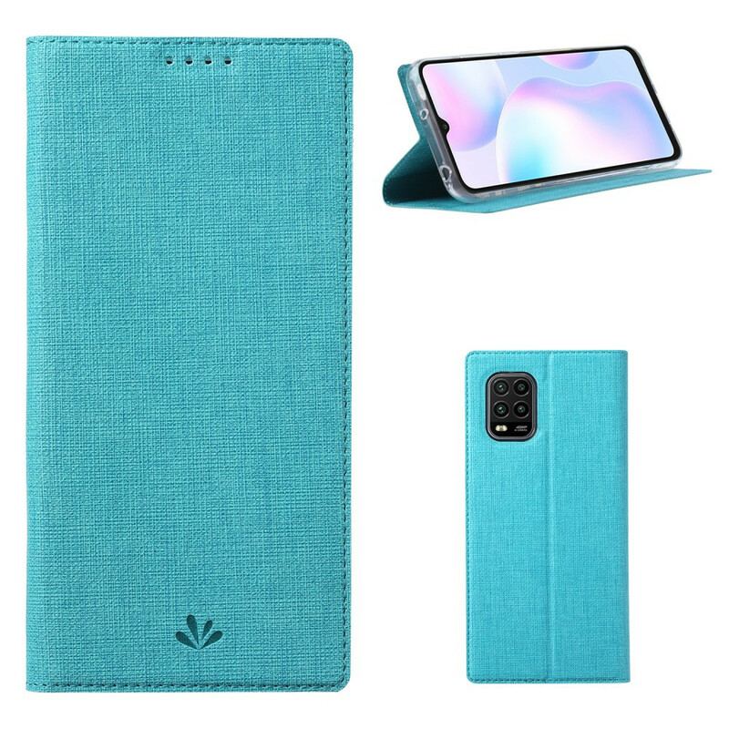 Flip Cover Xiaomi Mi 10 Lite 5G / Redmi Note 9 Pro 5G Texturée VILI DMX