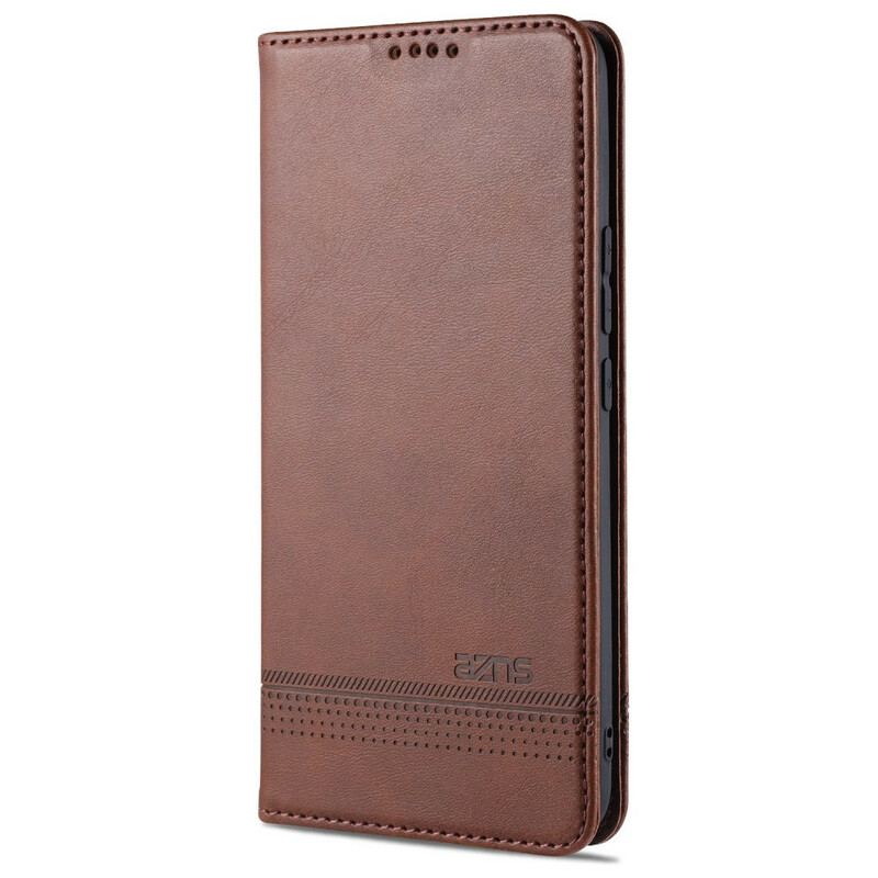 Flip Cover Xiaomi Mi 10 Lite Style Cuir AZNS