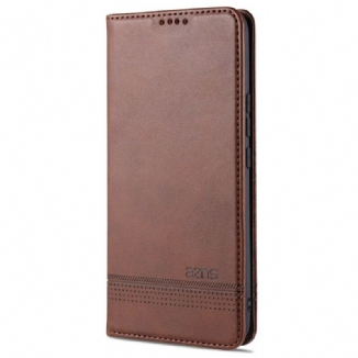 Flip Cover Xiaomi Mi 10 Lite Style Cuir AZNS