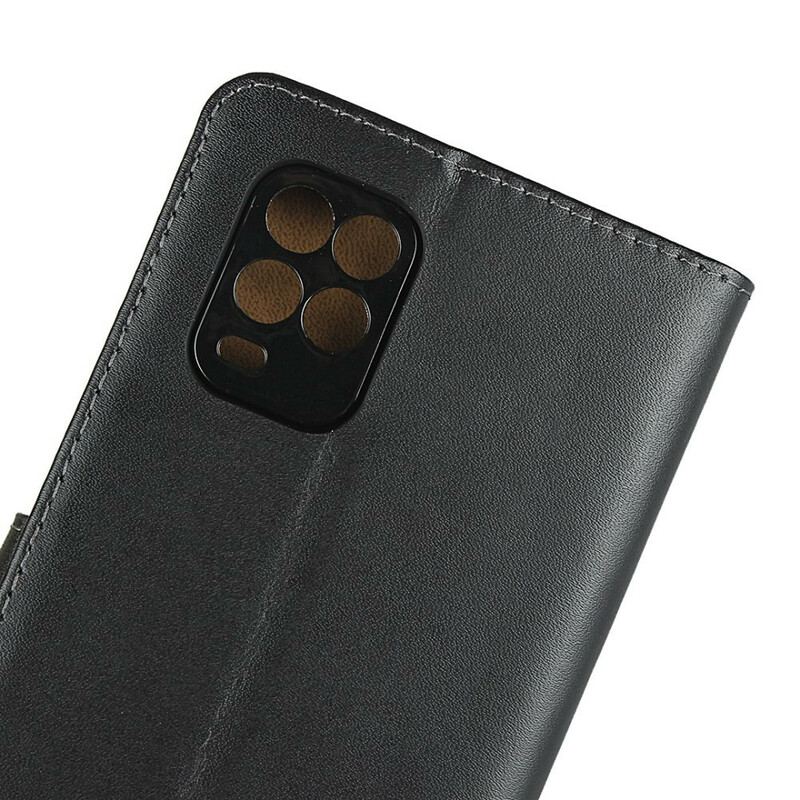 Housse Xiaomi Mi 10 Lite Cuir Véritable Élégance