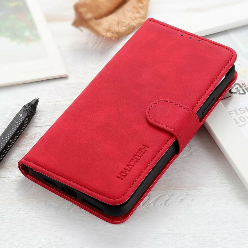 Housse Xiaomi Mi 10 Lite Matte Effet Cuir Vintage KHAZNEH