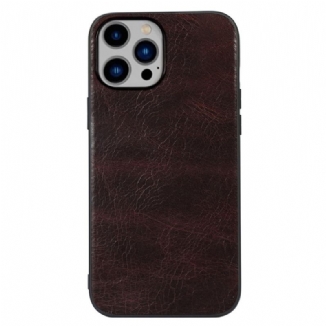 Coque iPhone 14 Plus Cuir Véritable