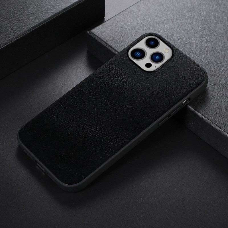 Coque iPhone 14 Plus Cuir Véritable