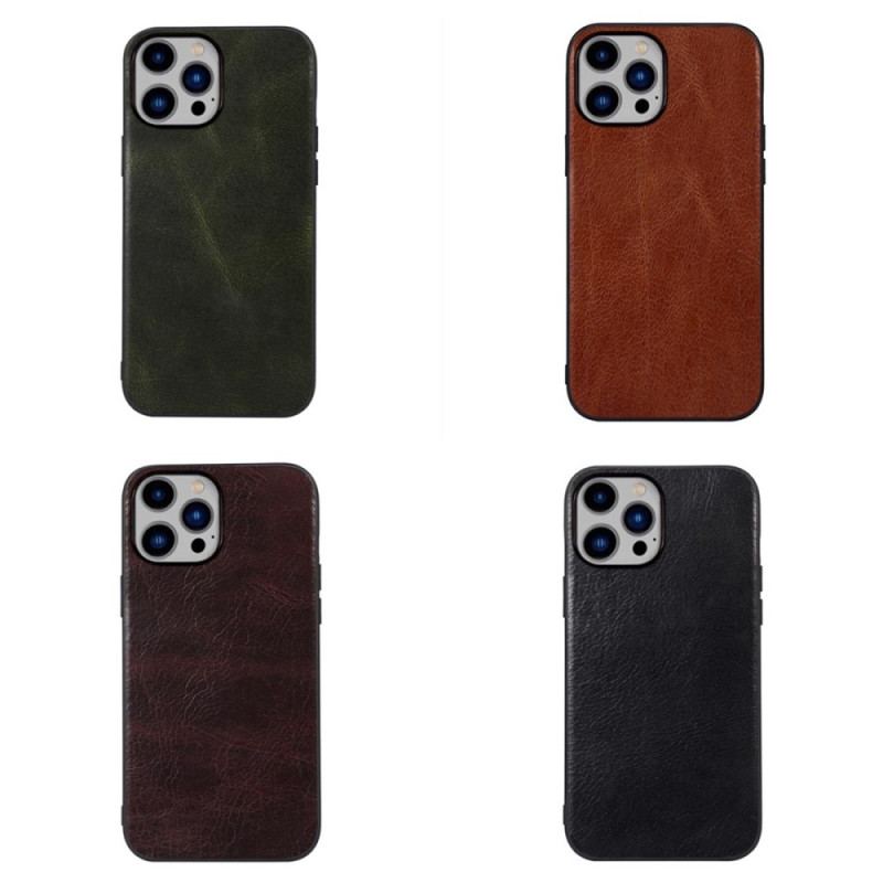 Coque iPhone 14 Plus Cuir Véritable