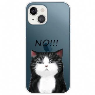 Coque iPhone 14 Plus Silicone Chat No