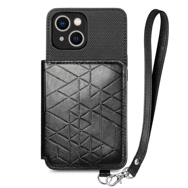 Coque iPhone 14 Plus Simili Cuir Pochette Porte-Cartes