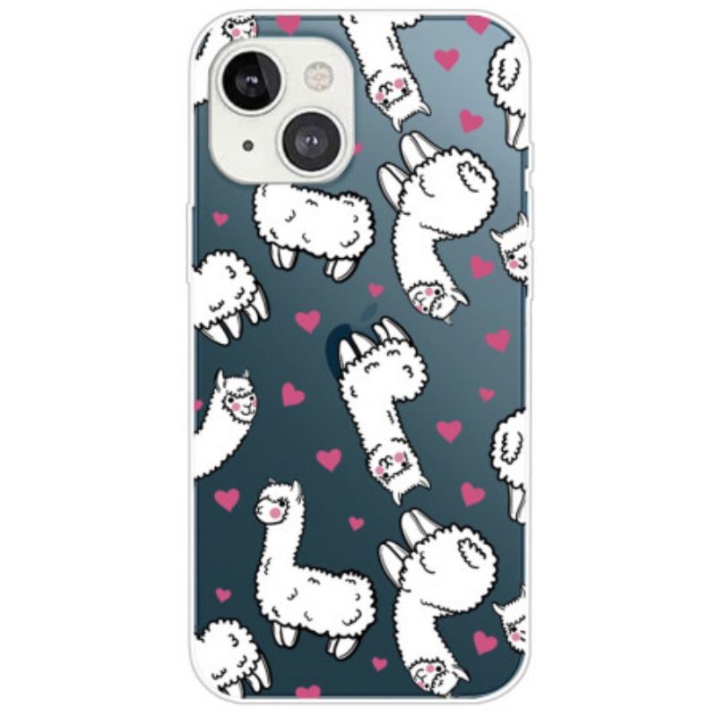 Coque iPhone 14 Plus Top Lamas