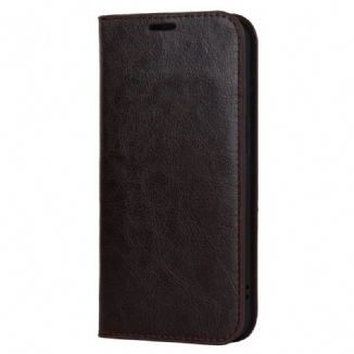 Flip Cover iPhone 14 Plus Cuir Véritable