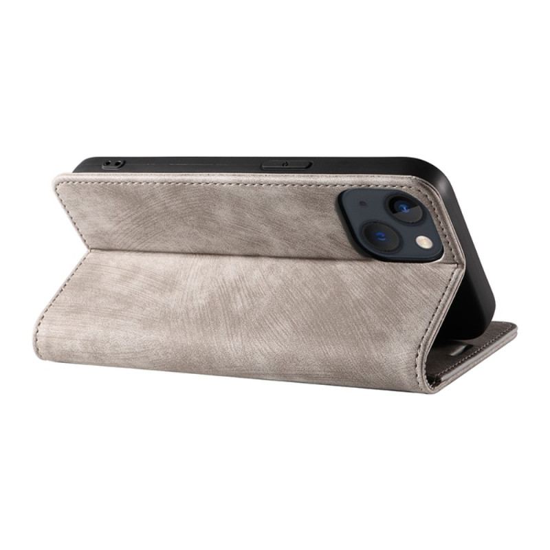 Flip Cover iPhone 14 Plus Simili Cuir Coloré