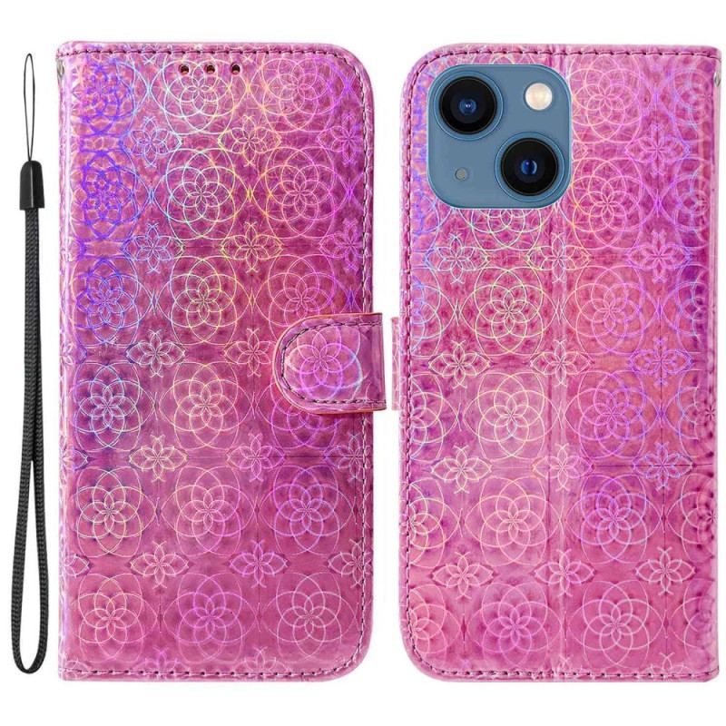 Housse iPhone 14 Plus Motif Stylé à Lanière