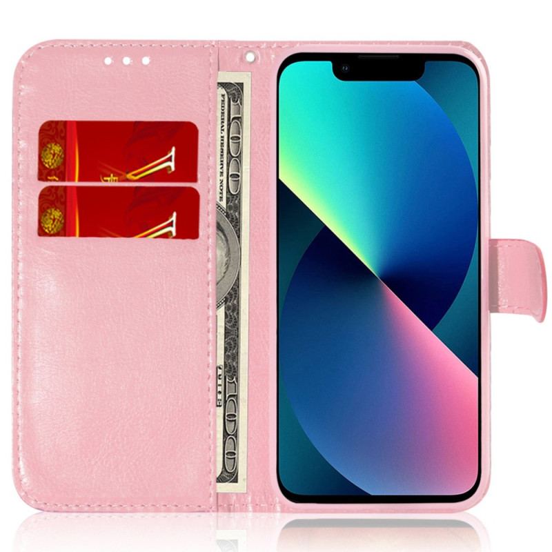 Housse iPhone 14 Plus Motif Stylé à Lanière