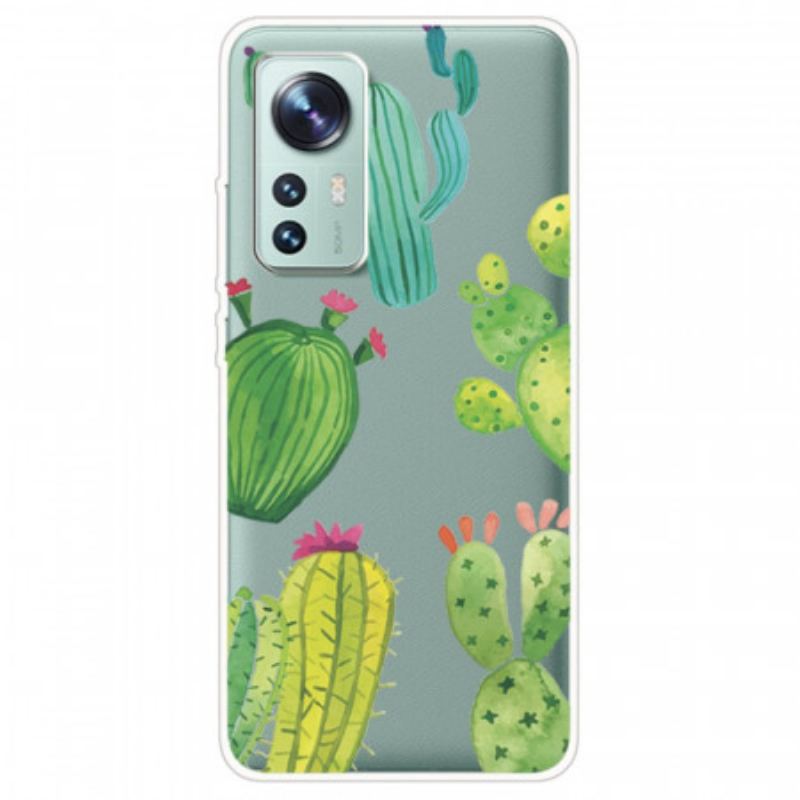 Coque  Xiaomi 12 / 12X  Cactus Aquarelle