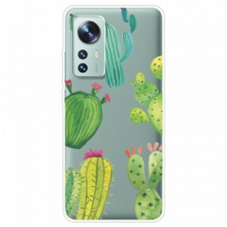 Coque  Xiaomi 12 / 12X  Cactus Aquarelle