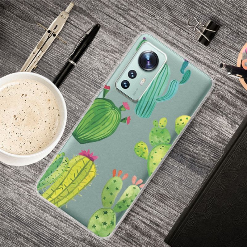 Coque  Xiaomi 12 / 12X  Cactus Aquarelle