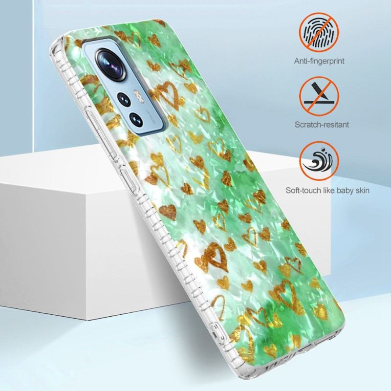 Coque Xiaomi 12 / 12X Coeurs Stylés