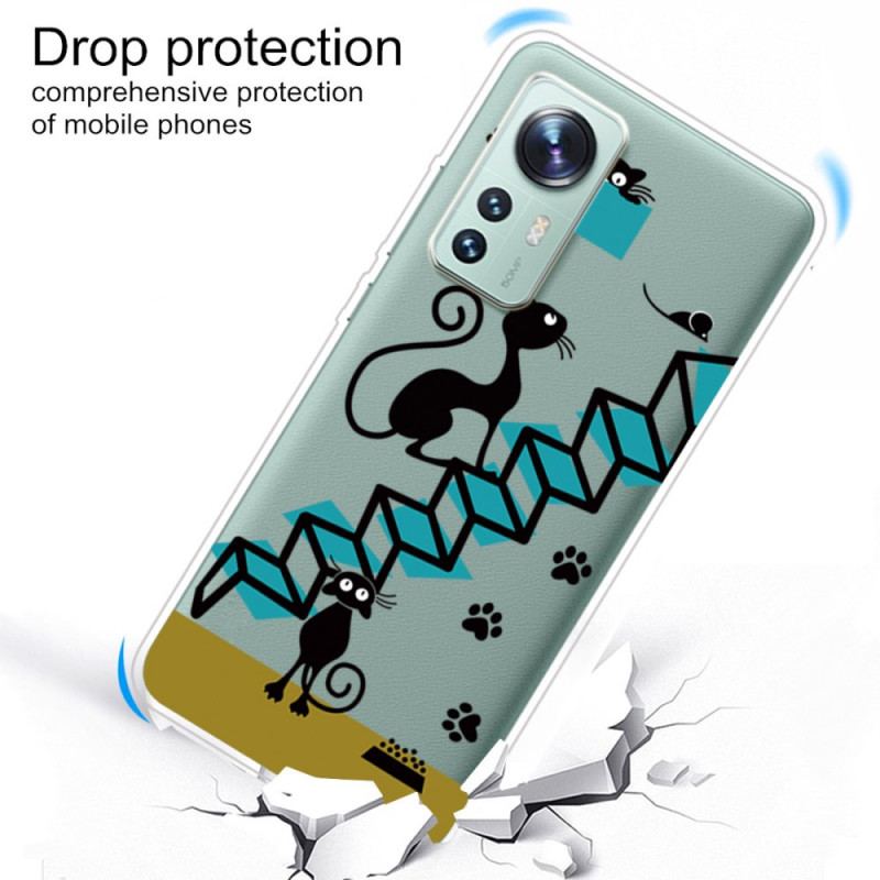 Coque  Xiaomi 12 / 12X  Drôles de Chats