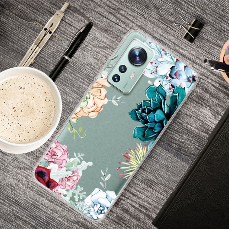 Coque  Xiaomi 12 / 12X  Fleurs Aquarelle