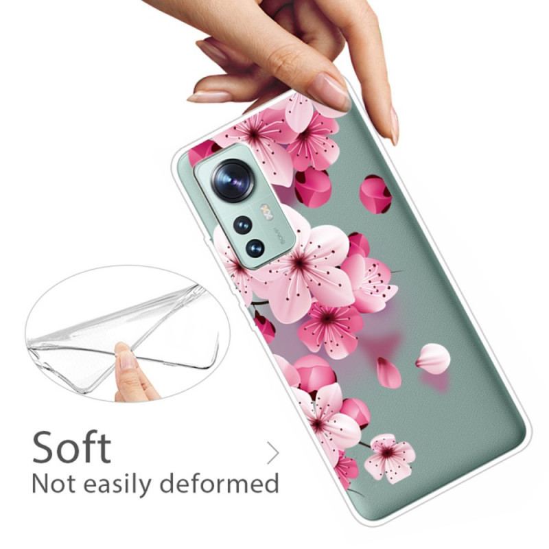 Coque  Xiaomi 12 / 12X  Petites Fleurs Roses