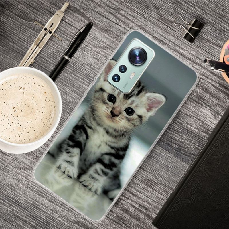 Coque  Xiaomi 12 / 12X  Silicone Chaton