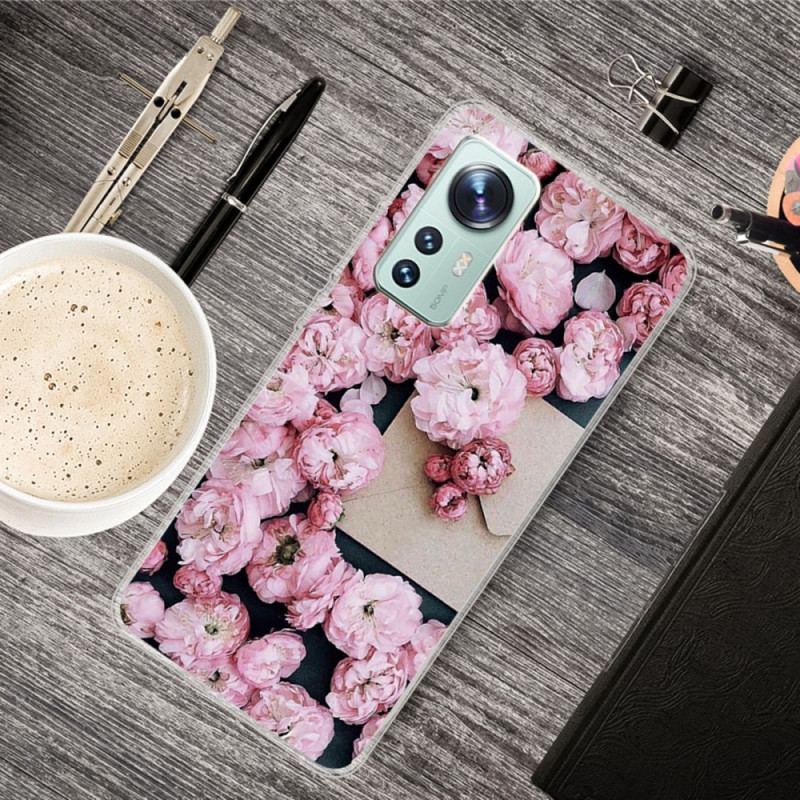 Coque  Xiaomi 12 / 12X  Silicone Fleurs