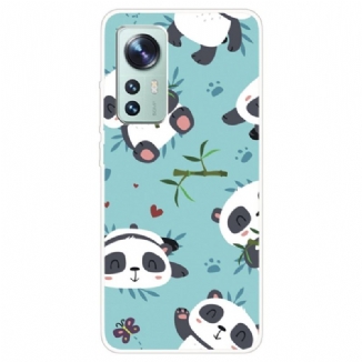 Coque  Xiaomi 12 / 12X  Silicone Tas de Pandas