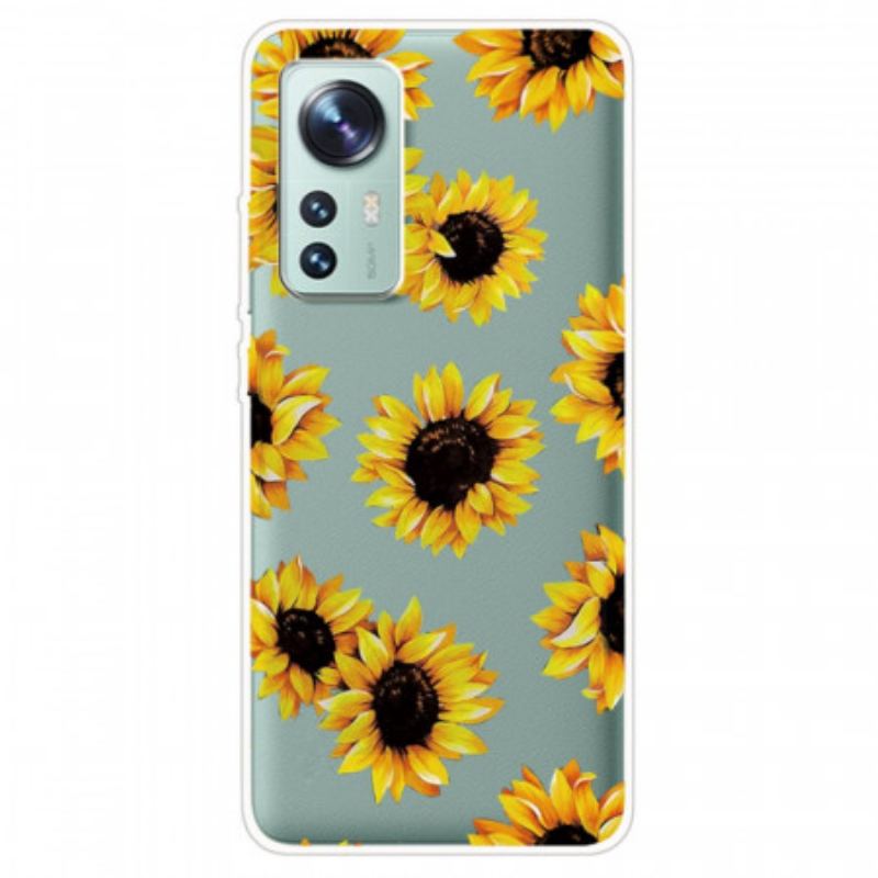 Coque  Xiaomi 12 / 12X  Silicone Tournesols